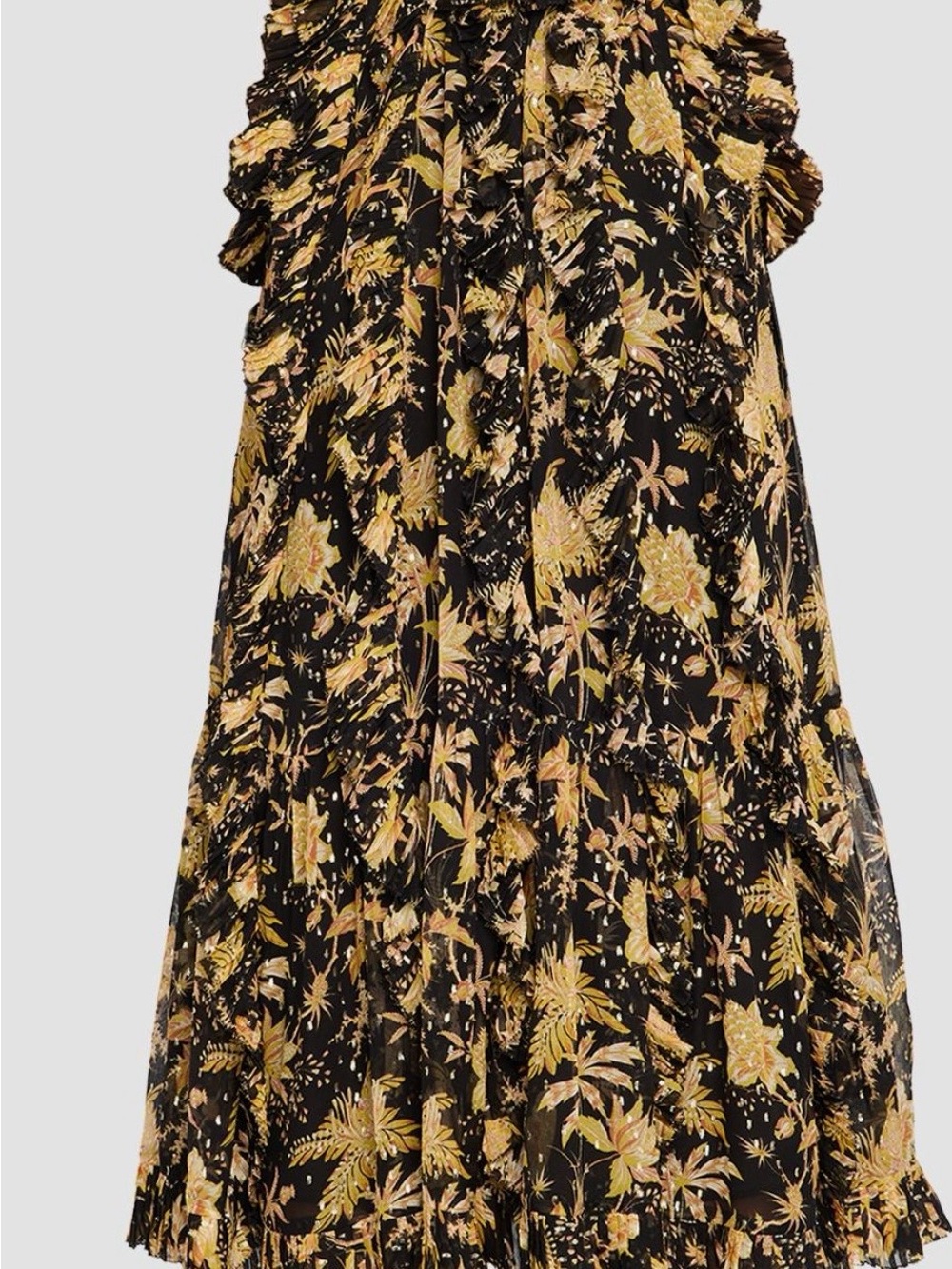 Ulla Johnson Signe Cascading Ruffle Mini Dress Size 2 NWT